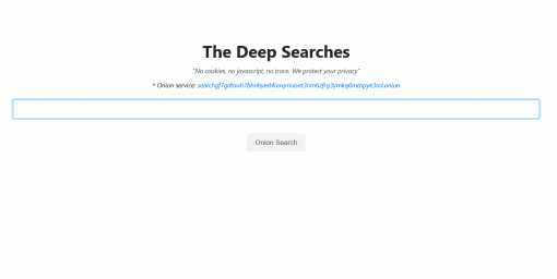 The Deep Searches